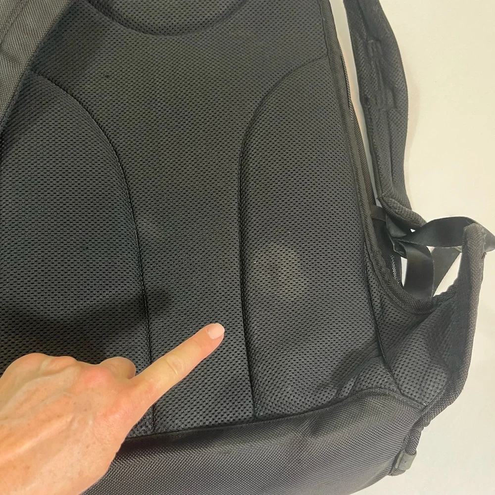 TUMI Alpha Nylon Canvas Durable Backpack Black 26179DH